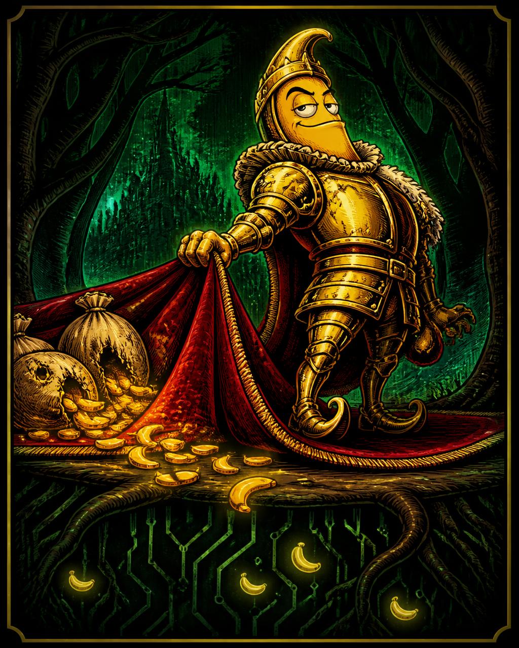 SIR RUG-A-LOT, an original fictional BANANAHOOD rogue